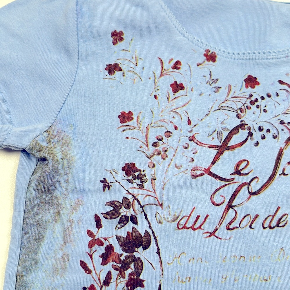 Star Ride Blue French Tee - Picture 7 of 8